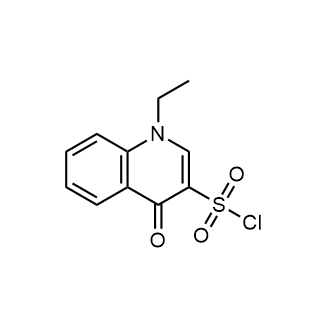 1-乙基-4-氧代-1,4-二氢喹啉-3-磺酰氯结构式