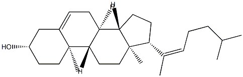 Cholesta-5,20(22)-dien-3β-ol Structure