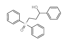 3-diphenylphosphoryl-1-phenyl-propan-1-ol Structure