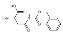 L-Asparagine,N-[(phenylmethoxy)carbonyl]-结构式