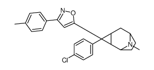 5-[(1S,3S,4S,5R)-3-(4-chlorophenyl)-8-methyl-8-azabicyclo[3.2.1]octan-4-yl]-3-(4-methylphenyl)-1,2-oxazole Structure