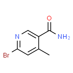 6-溴-4-甲基烟酰胺结构式