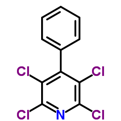 2,3,5,6-Tetrachloro-4-phenylpyridine结构式