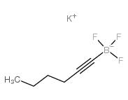 potassium,trifluoro(hex-1-ynyl)boranuide Structure
