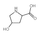 L-Proline, 4-hydroxy-,(4R)-, homopolymer结构式