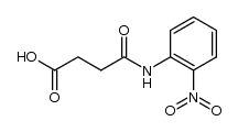 N-(2-nitro-phenyl)-succinamic acid结构式