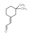 3,3-dimethylcyclohexylideneacetaldehyde Structure