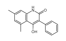 4-hydroxy-5,7-dimethyl-3-phenylquinolin-2(1H)-one Structure