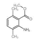 Benzoic acid,2-amino-3,6-dimethyl-, methyl ester Structure