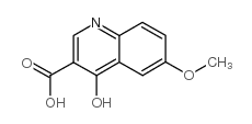 4-Hydroxy-6-Methoxyquinoline-3-carboxylic acid structure