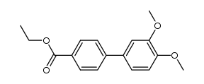ethyl 3',4'-dimethoxybiphenyl-4-carboxylate Structure