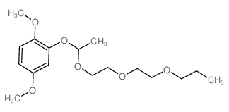 Benzene,1,4-dimethoxy-2-[1-[2-(2-propoxyethoxy)ethoxy]ethoxy]-结构式