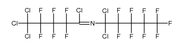 5,5,5-Trichlor-hexafluor-valeriansaeure-chlorid-[1,1-dichlor-nonafluorpentyl-imid]结构式