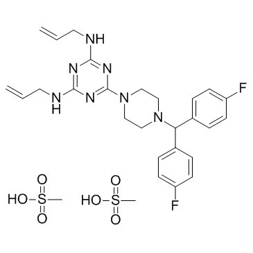 甲磺酸阿米三嗪结构式