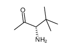2-Pentanone, 3-amino-4,4-dimethyl-, (3S)- (9CI) Structure