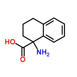 1-氨基-1,2,3,4-四氢-1-萘酸结构式