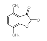 2,3-Benzofurandione,4,7-dimethyl-结构式