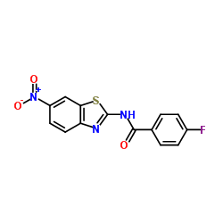 4-Fluoro-N-(6-nitrobenzo[d]thiazol-2-yl)benzamide Structure