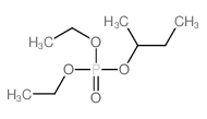 Phosphoric acid,diethyl 1-methylpropyl ester结构式