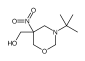 (3-tert-butyl-5-nitro-1,3-oxazinan-5-yl)methanol Structure
