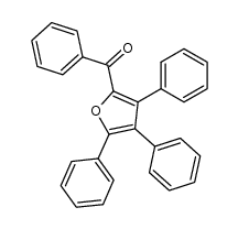 2-Benzoyl-3,4,5-triphenylfuran结构式
