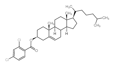 胆固醇(2,4-二氯苯甲酸)酯结构式