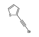2-(2-bromoethynyl)thiophene Structure
