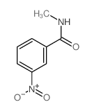 N-甲基-3-硝基苯甲酰胺结构式