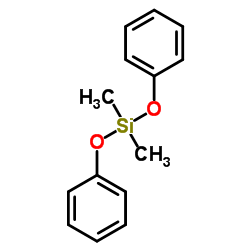 Dimethyl(diphenoxy)silane structure