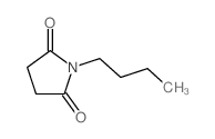2,5-Pyrrolidinedione,1-butyl-结构式