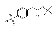 tert-butyl 4-sulfamoylphenylcarbamate结构式