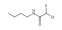 N-butyl-2-chloro-2-fluoroacetamide Structure