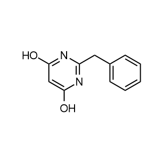 2-苄基嘧啶-4,6-二醇结构式