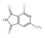 4-氯-6-甲基-2,3-二氢-1H-吡咯[3,4-c]吡啶-1,3-二酮结构式