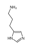 3-(1H-咪唑-4-基)-丙胺结构式