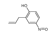 2-allyl-4-nitrosophenol Structure