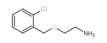 Ethanamine,2-[[(2-chlorophenyl)methyl]thio]- Structure