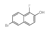 6-Bromo-1-fluoronaphthalen-2-ol Structure