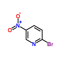 2-溴-5-硝基吡啶结构式