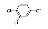 3,4-dichlorophenolate Structure