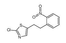 2-chloro-5-[2-(2-nitrophenyl)ethyl]-1,3-thiazole结构式