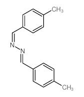 1-(4-methylphenyl)-N-[(4-methylphenyl)methylideneamino]methanimine Structure