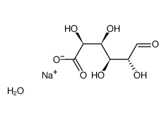 d-glucuronic acid sodium salt monohydrate Structure