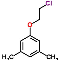 1-(2-Chloroethoxy)-3,5-dimethylbenzene结构式