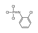 trichloro-(2-chlorophenyl)imino-λ5-phosphane结构式