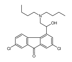 9-Des[(4-chlorophenyl)methylene]-9-oxo Lumefantrine Structure