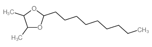 4,5-dimethyl-2-nonyl-1,3-dioxolane Structure