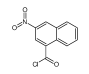 3-nitronaphthalene-1-carbonyl chloride结构式
