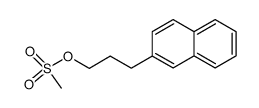 2-[3-(methanesulfonyloxy)propyl]naphthalene结构式
