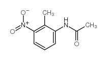2'-甲基-3'-硝基乙酰苯胺结构式